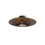 Good&Mojo Plafonnier Kalimantan Bambou Noir M| Convient pour 1x E27 