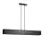 Emibig Suspension Luminaire Gentor Acier Noir | Convient pour 4x E27 - Max 15W