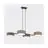 Emibig Suspension Luminaire Drumz Acier Brun | Convient pour 4x E14 - Max 10W
