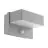 Eglo Applique Murale Azzinano Acier Argent 5W 700lm - 830 Blanc Chaud | IP44 - Détecteur de Mouvement et de Lumière