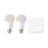Pack duo Eglo LED E27 Poire Claire Filament 11W 1300lm - 827-865 Variable Blanc + RGB | Zigbee Dimmable - Équivalent 100W