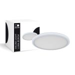 D'Lite Plafondlamp Luma Wit 18W 1700lm - 827 Zeer Warm Wit | IP44 - 29cm