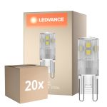 Voordeelpak 20x Ledvance Performance LED Capsule Helder G9 1.9W 200lm - 827 Zeer Warm Wit | Vervangt 20W