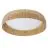Ledvance LED Decor Wand en Plafondlamp Bamboe Bruin 28W 1150lm - 830 Warm Wit