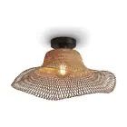 Good&Mojo Plafondlamp Ibiza Bamboe Bruin S | Geschikt voor 1x E27 